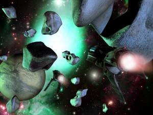 Math Asteroids - Splash Screen