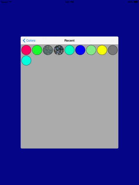 DRColorPicker color picker Screenshot